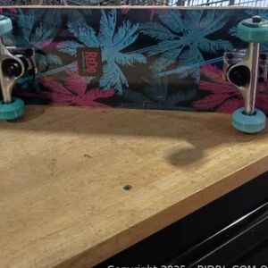 RIPNDIP Skateboard with Palm Leaf Design